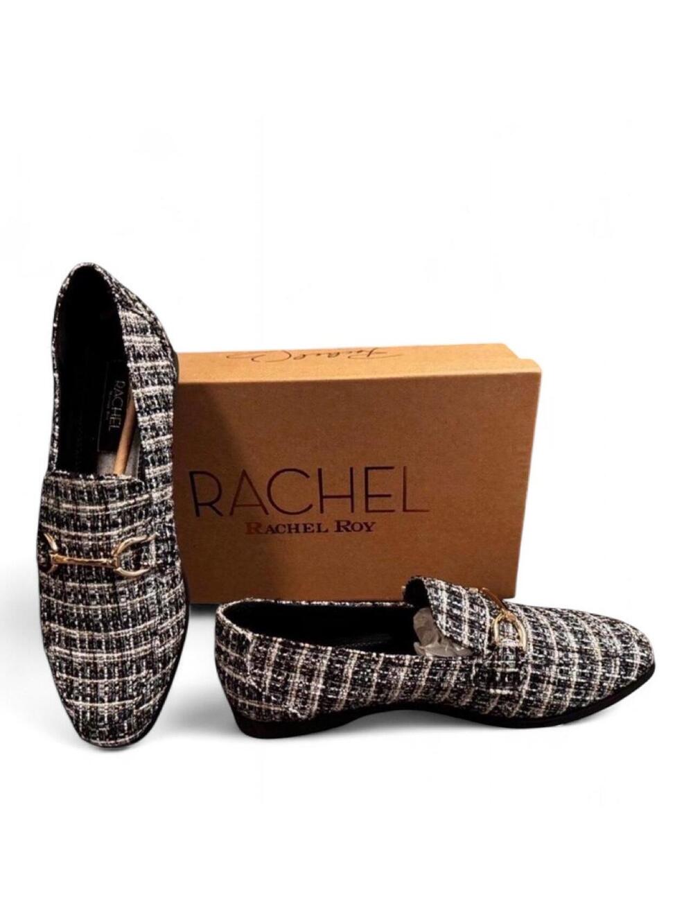 Women's Black and White Loafer
